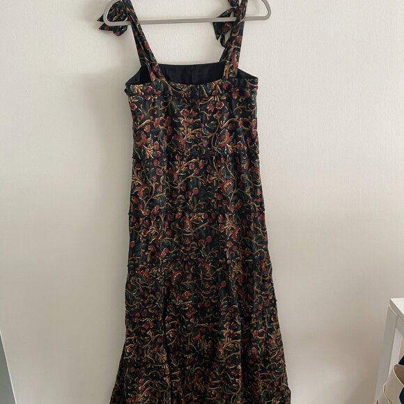 Sezane Annie Floral Maxi Dress Size 34 (US 2) - Picture 5 of 10